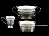 STERLING: LENOX PORCELAIN SERV