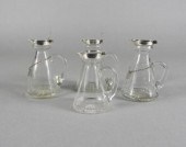 STERLING LIDDED GLASS WHISKY T