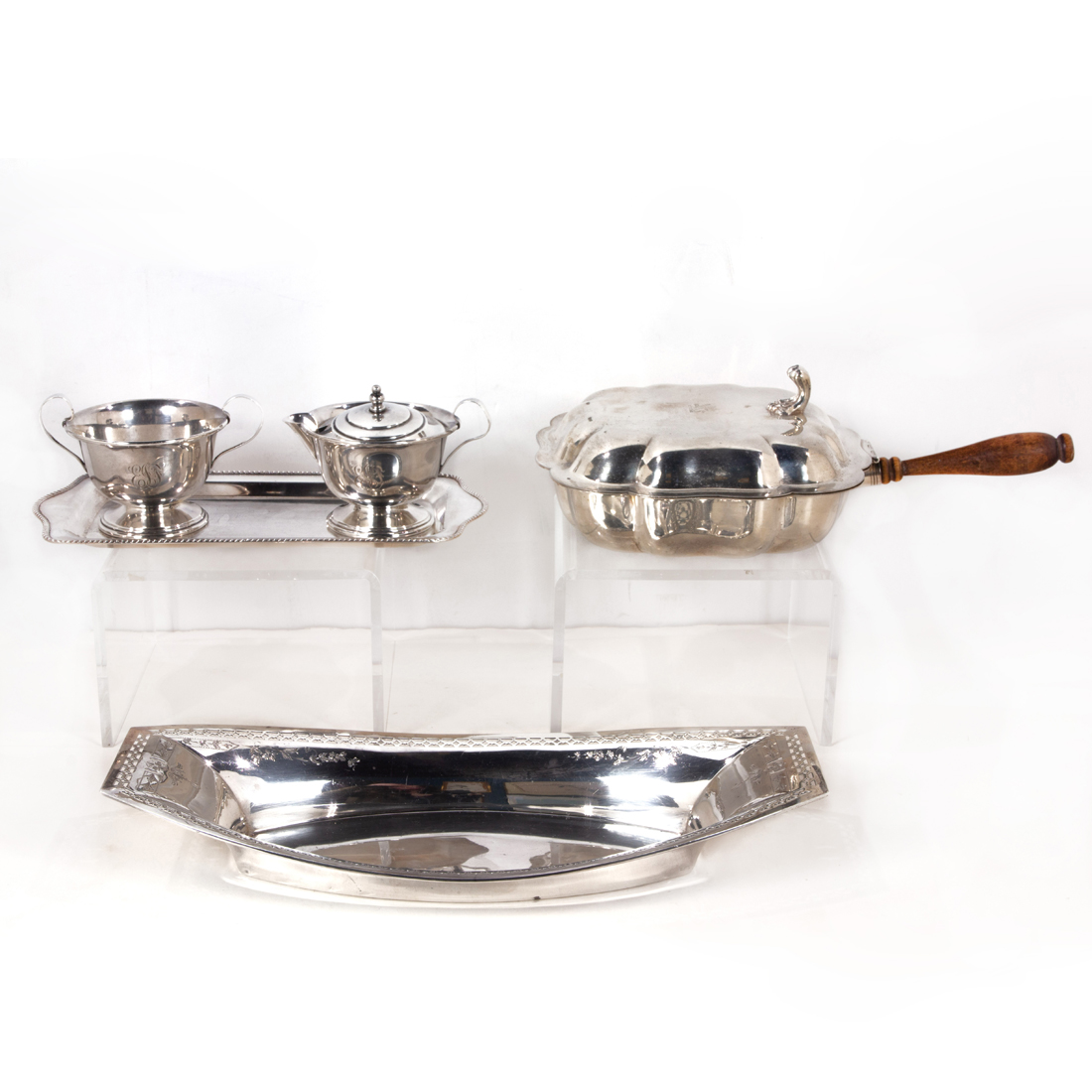 STERLING LOT: A REDLICH CREAMER AND