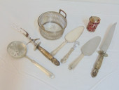 STERLING LOT, GLASS LINED RETI