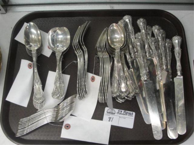 Sterling. Lot of 59 Pieces of 