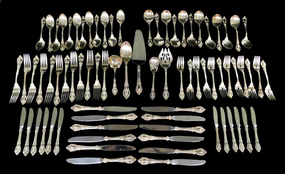 STERLING: LUNT "ELOQUENCE" FLATWARE