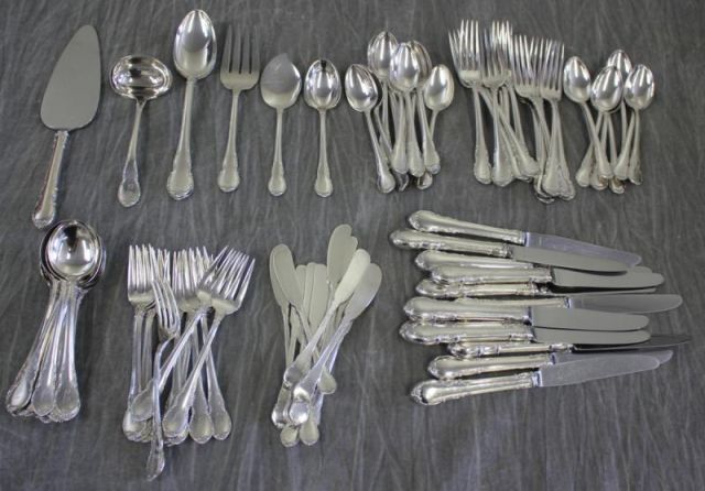STERLING. Lunt Flatware Service for