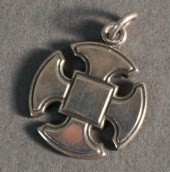STERLING MALTESE CROSS PENDANT