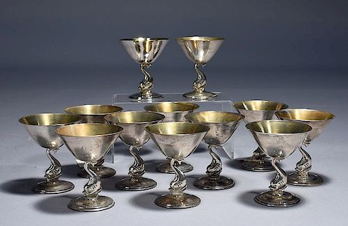STERLING MARTINI GLASSEStwelve