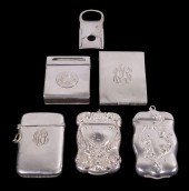 STERLING MATCH HOLDERS & CIGAR