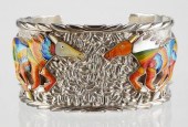 STERLING MICRO INLAY TURQUOISE