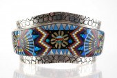 STERLING MICRO INLAY TURQUOISE