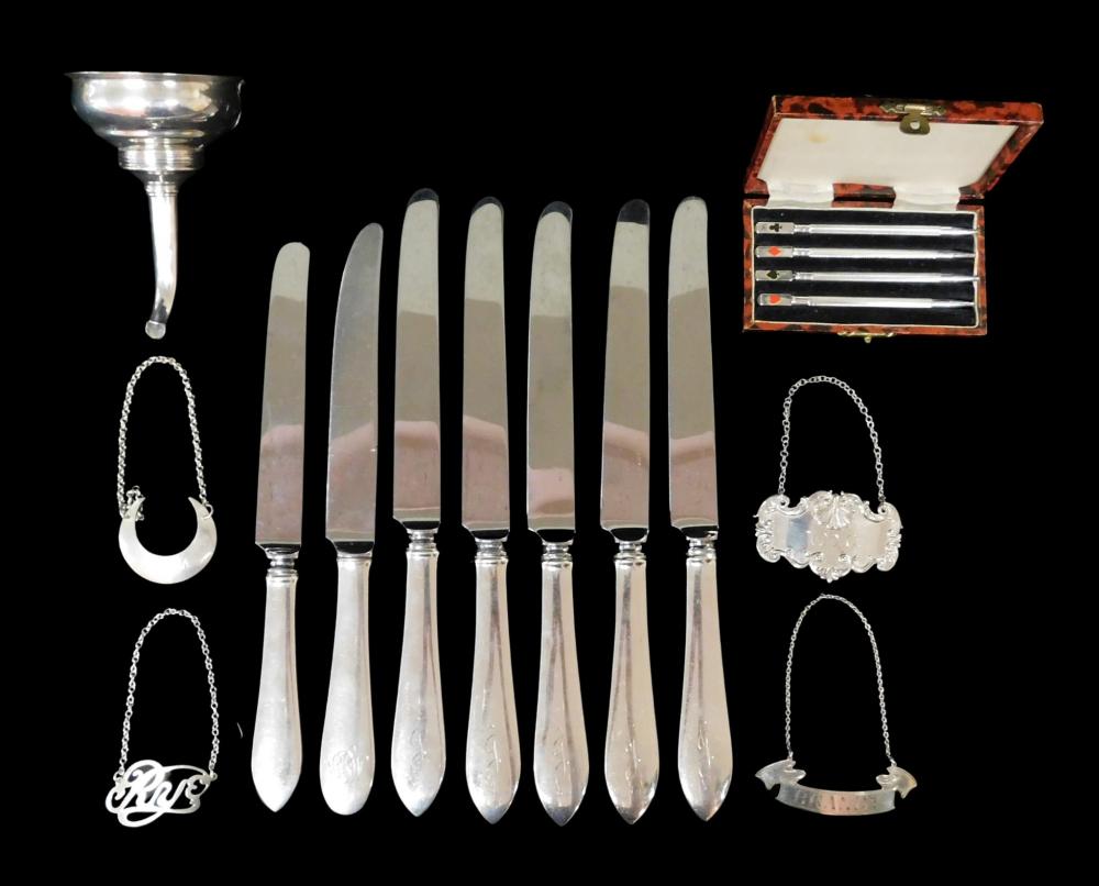 STERLING: MISCELLANEOUS LOT OF