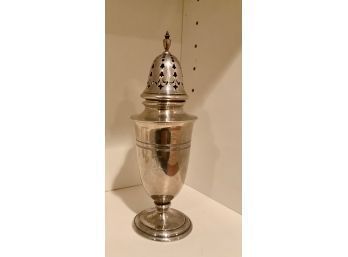 Sterling muffineer, marked Sterling