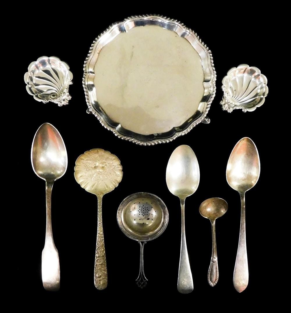 STERLING: NINE PIECES OF AMERICAN