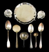 STERLING: NINE PIECES OF AMERI
