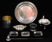 STERLING: NINE PIECES OF MISCE