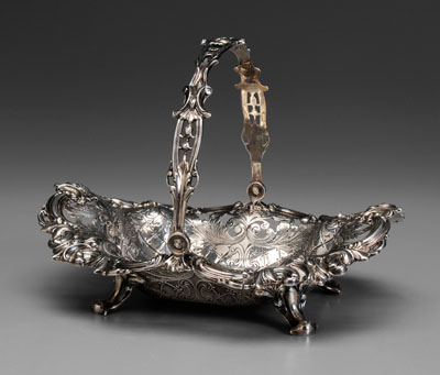 Sterling Openwork Basket