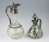 STERLING OVERLAY DECANTER AND