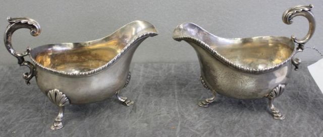 STERLING. Pair of 18th Cent English