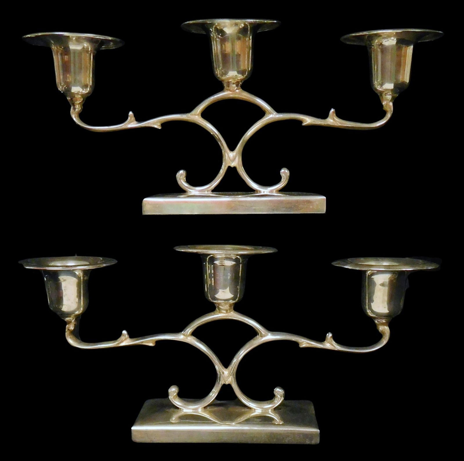STERLING: PAIR OF ANTON PLATA