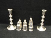 Sterling. Pair of Candlebra al