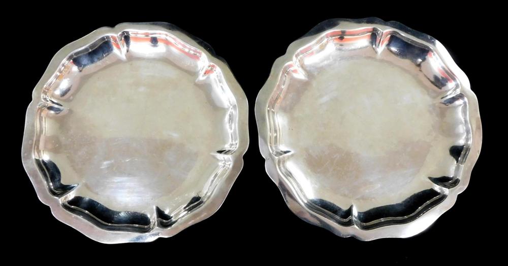 STERLING: PAIR OF ENGLISH