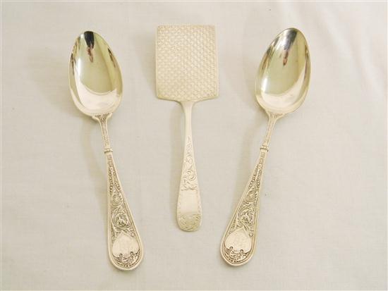 Sterling: pair of Gorham serving