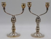 STERLING. PAIR OF JOHAN ROHDE