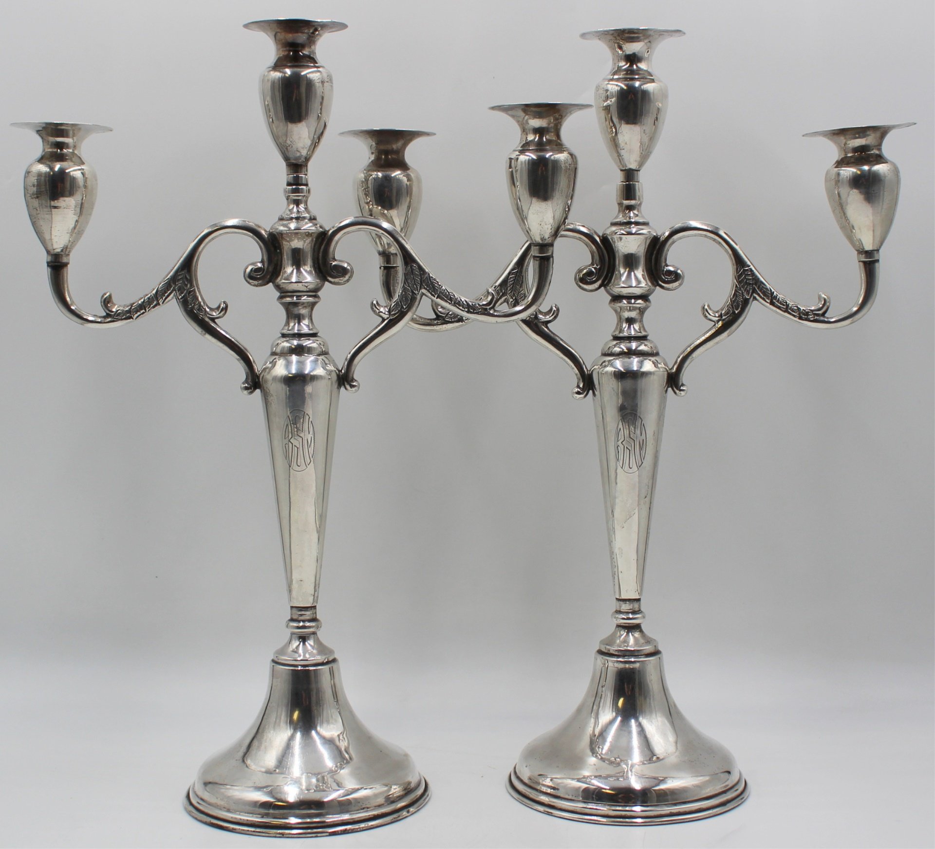 STERLING. PAIR OF MEXICAN