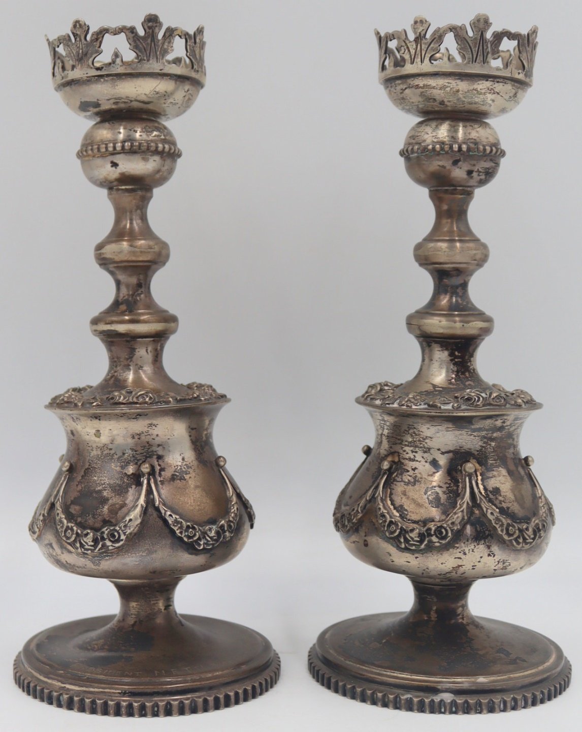 STERLING. PAIR OF MEYERS CREATIVE