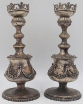 STERLING. PAIR OF MEYERS CREAT