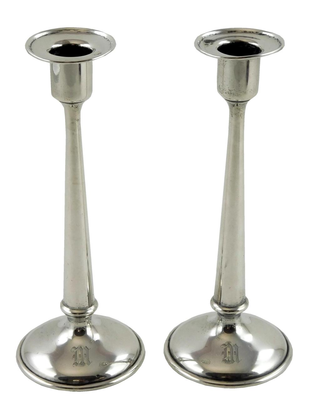 STERLING: PAIR OF S. NORDLINGER &