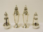STERLING: Pair of sterling sal