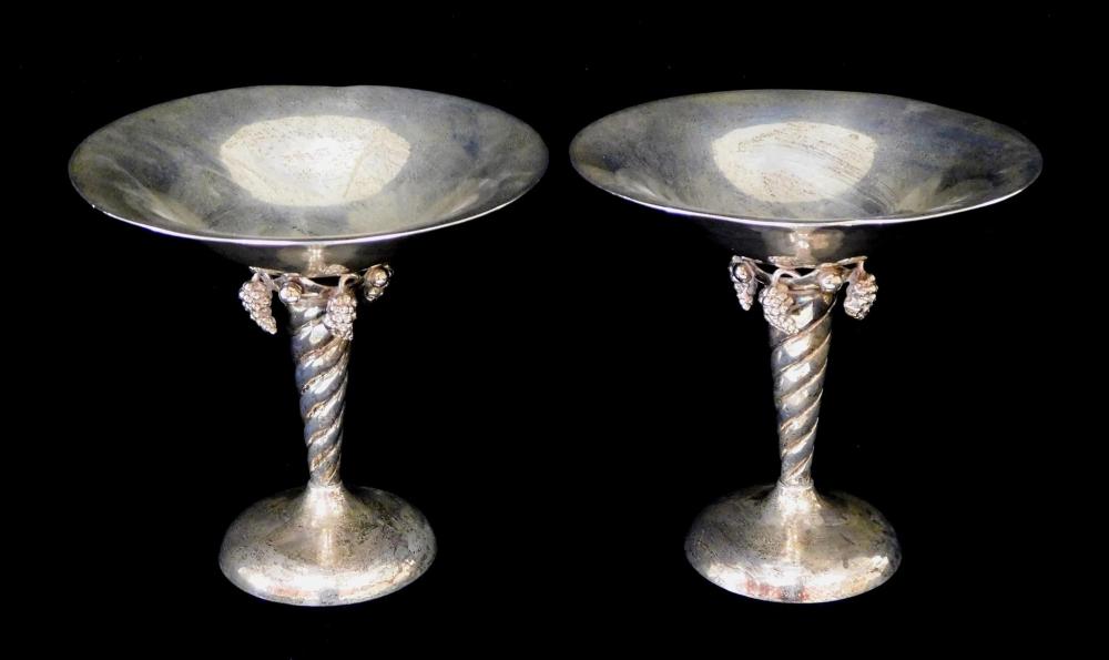 STERLING: PAIR WILLIAM DE MATTEO