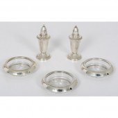 Sterling Pepper Shakers and Co