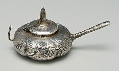Sterling perfume burner, melon