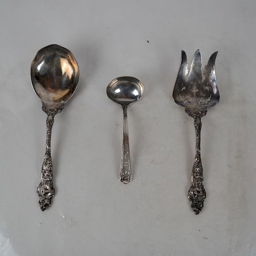 STERLING REED & BARTON SALAD SET;