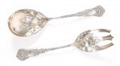 STERLING SERVING SPOON & FORK