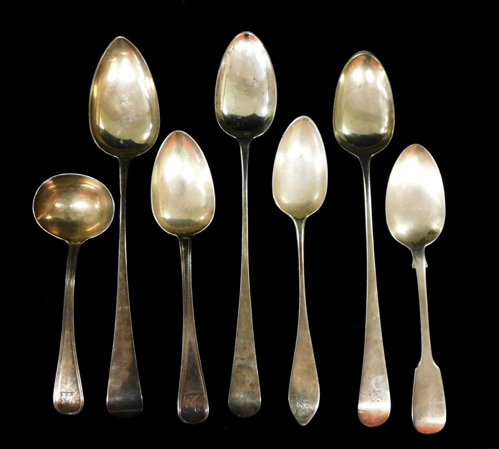 STERLING: SEVEN HALLMARKED