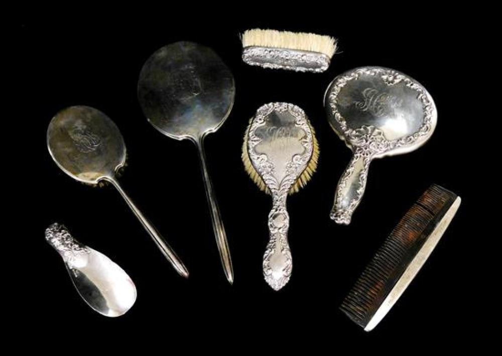 STERLING: SEVEN VANITY PIECES