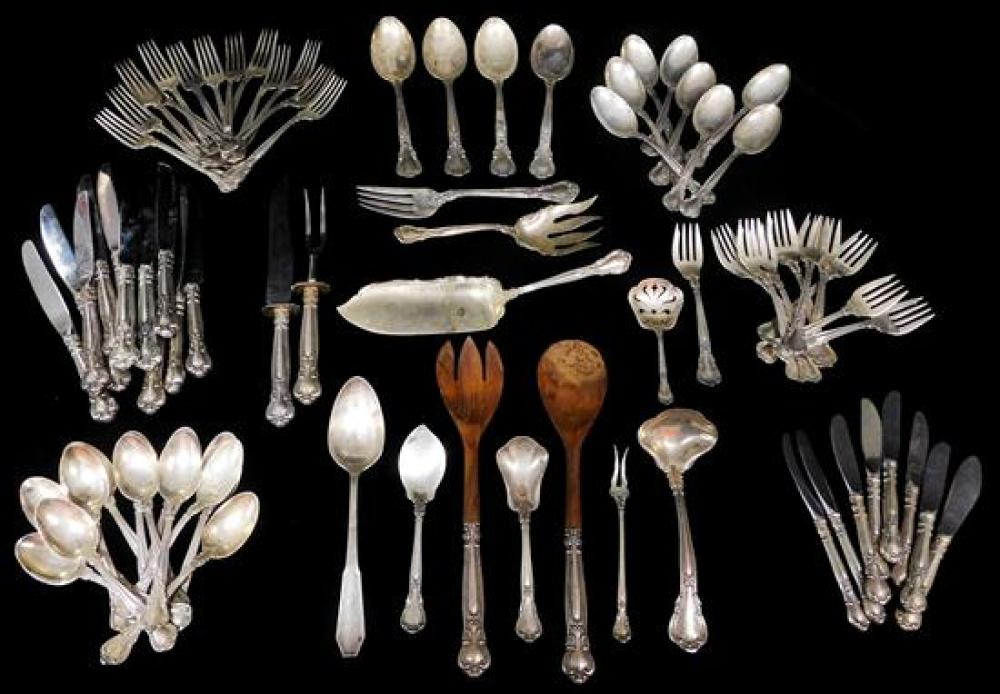 STERLING: SEVENTY-NINE PIECES OF