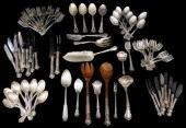 STERLING: SEVENTY-NINE PIECES