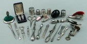 Sterling sewing accessories: t