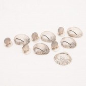 STERLING SHELL-FORM PLACE CARD