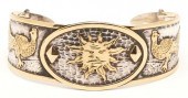 STERLING SILVER & 18K GOLD LA