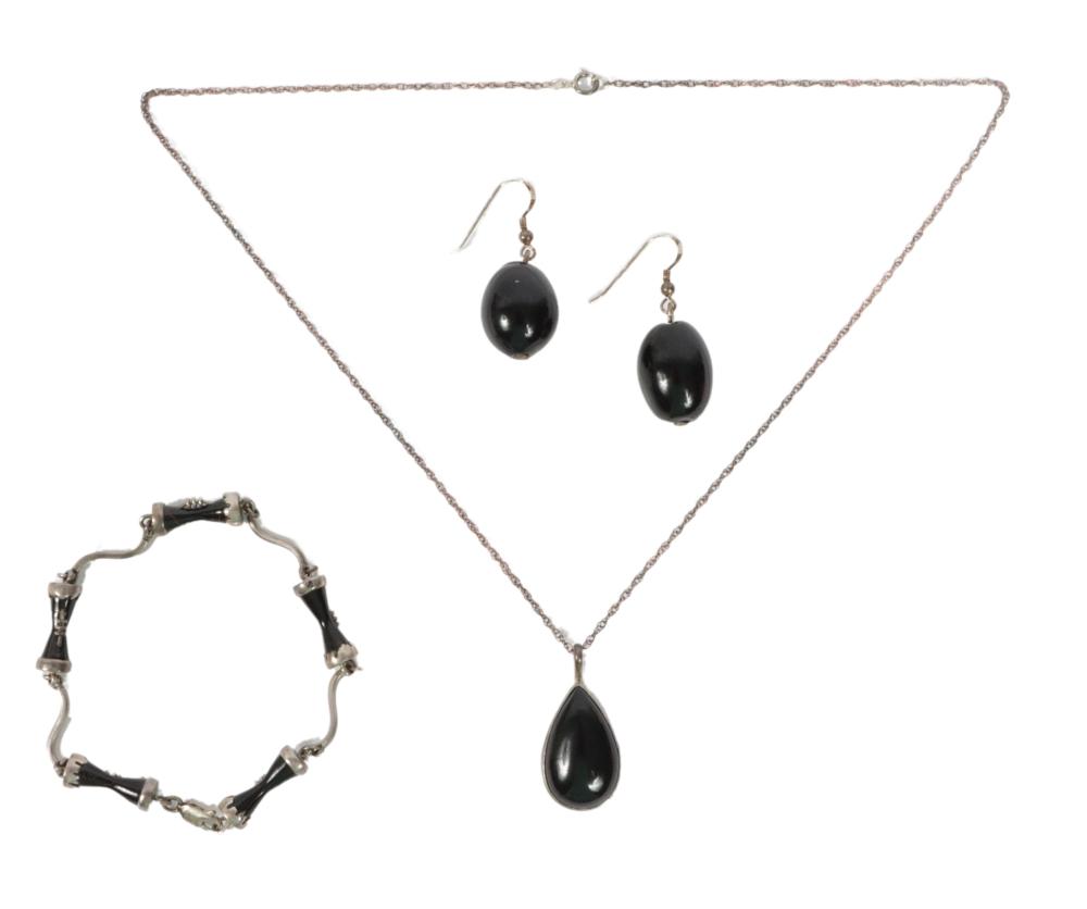 STERLING SILVER 3PC JEWELRY