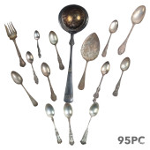 STERLING SILVER 95PC SPOON LAD