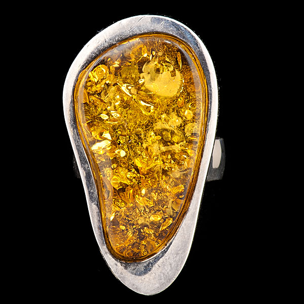 Sterling Silver and Amber