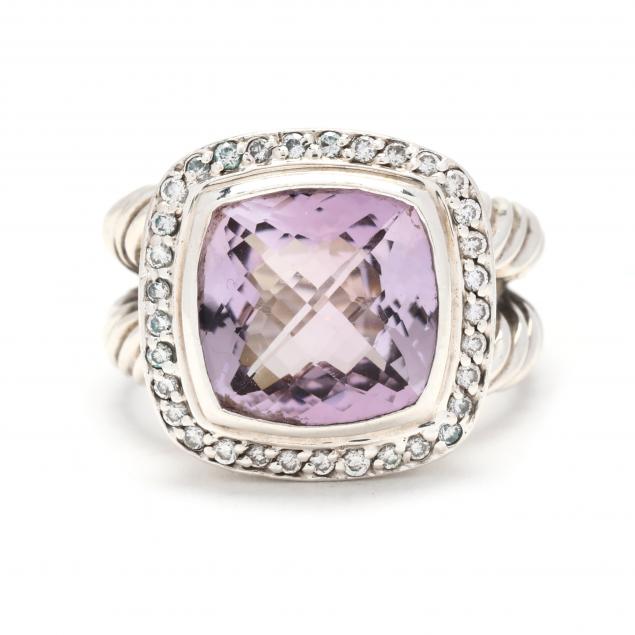 STERLING SILVER AND AMETHYST