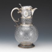 STERLING SILVER AND GLASS CLAR
