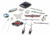 Sterling, silver and marcasite
