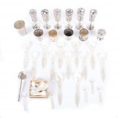 STERLING SILVER AND MOTHER OF