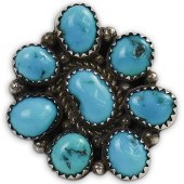STERLING SILVER AND TURQUOISE
